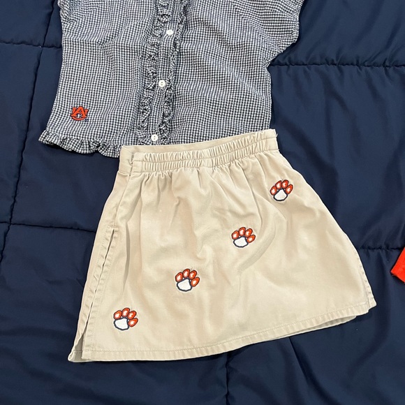 Sara Lynn Togs 4T Navy/white checkered & Khaki AU - Picture 2 of 2